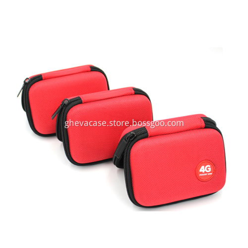 Durable mini nylon hard wifi case with pockets